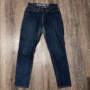 Levis Denizen Jeans Womens 4 M Blue Curvy Skinny Mid Rise Med Wash Denim 28x29
